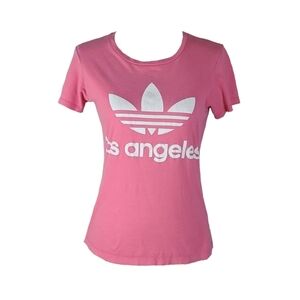 Vintage Adidas Los Angeles Distressed Logo Tee, M